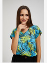 Moodo Türkiz mintás póló Moodo