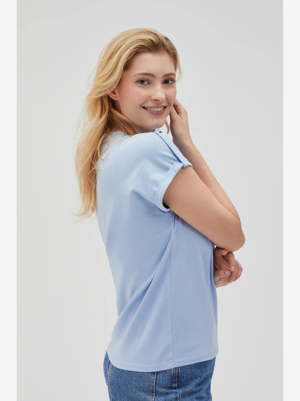 Moodo Világoskék női póló Moodo