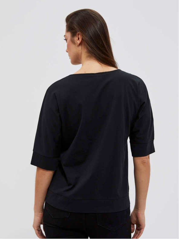 Moodo Fekete női hosszú ing Moodo