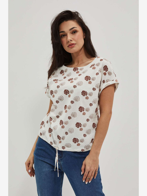 Moodo Fehér mintás póló Moodo