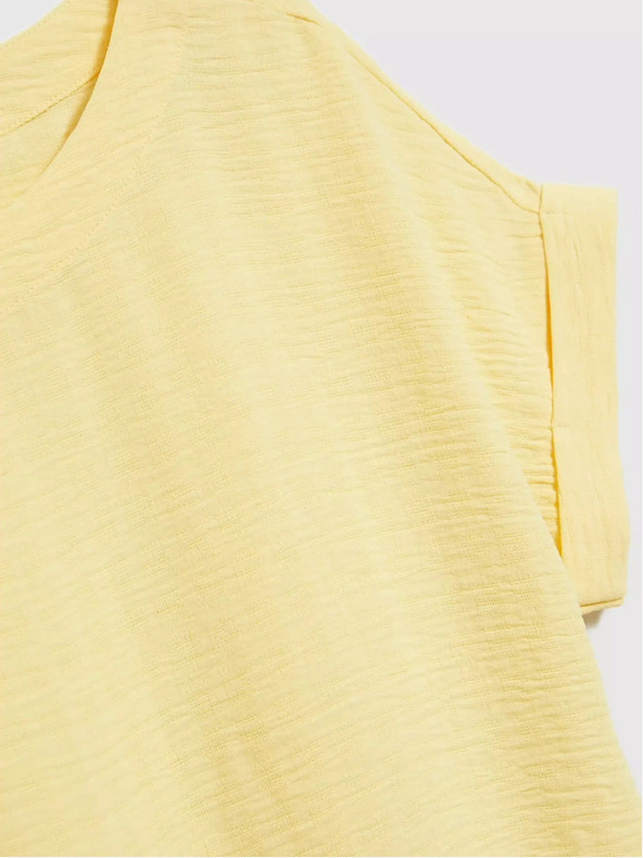 Moodo Sárga rövid ujjú póló Moodo