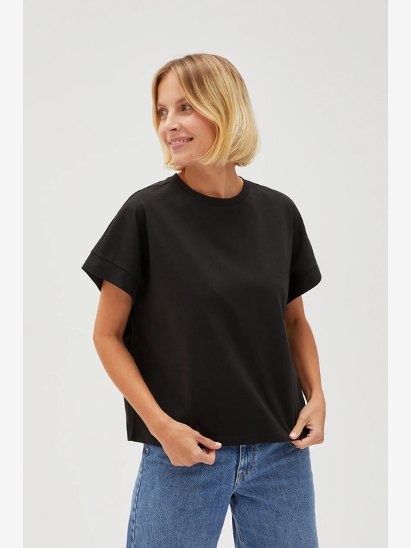 Moodo Fekete női hosszú ing Moodo