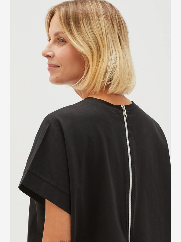 Moodo Fekete női hosszú ing Moodo