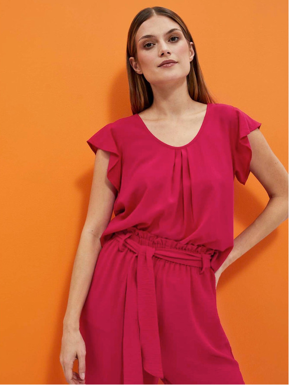 Moodo Sötét rózsaszínű póló Moodo