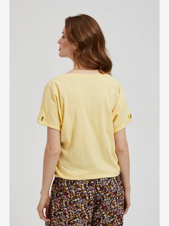 Moodo Sárga ing zsebbel és felhajtott ujjakkal Moodo