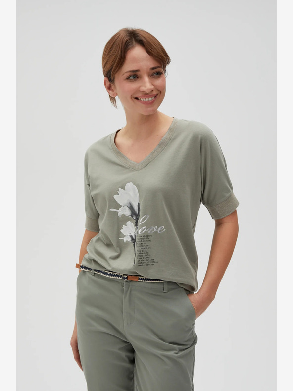 Moodo Moodo Világoszöld női póló