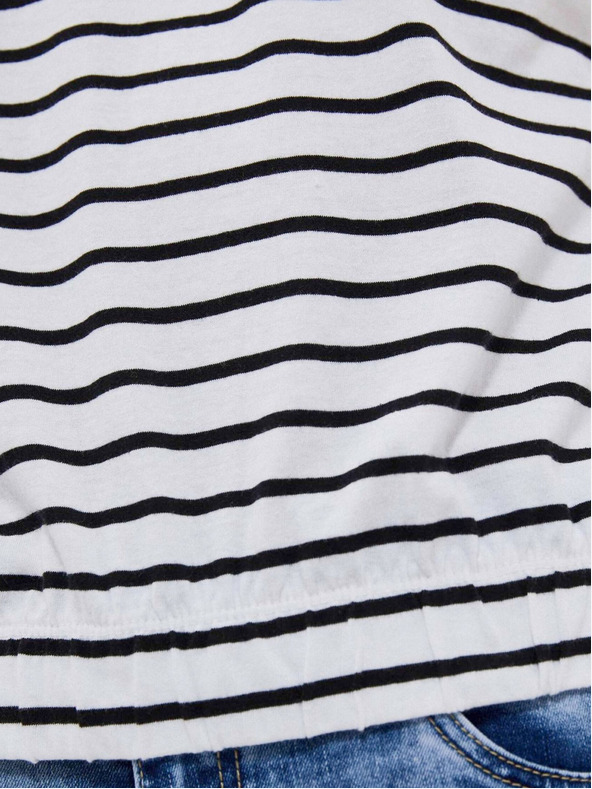 Moodo Kék-fehér női csíkos ing Moodo