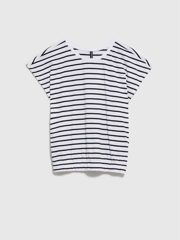 Moodo Kék-fehér női csíkos ing Moodo