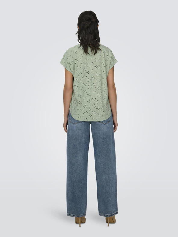 ONLY Világoszöld női póló CSAK női póló