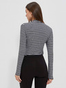 Moodo Fehér és fekete női csíkos póló Moodo