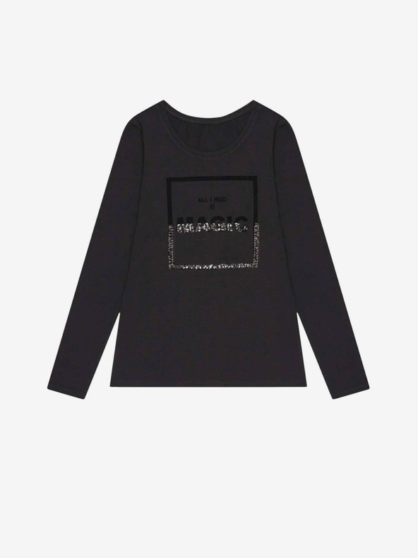 Moodo Fekete női blúz Moodo felirattal