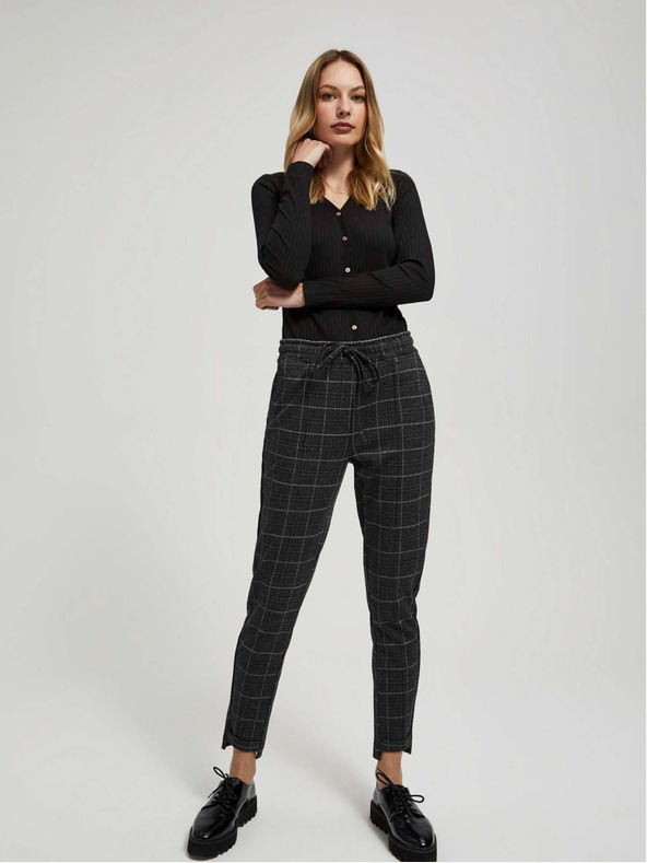 Moodo Fekete női hosszú ing Moodo