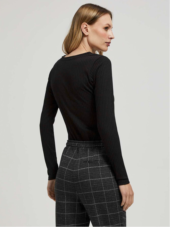 Moodo Fekete női hosszú ing Moodo