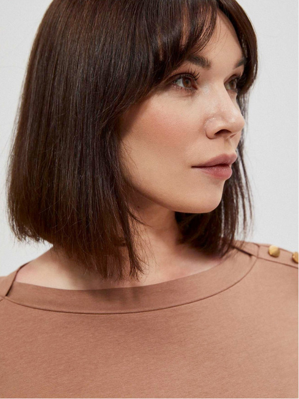 Moodo Pamut blúz hosszú ujjakkal