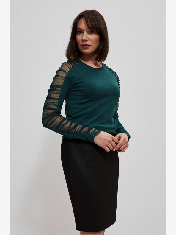 Moodo Zöld női chino ing Moodo