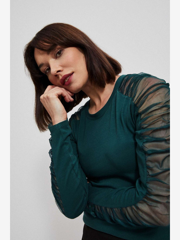 Moodo Zöld női chino ing Moodo