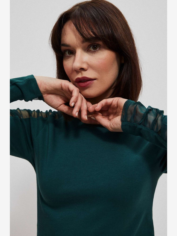 Moodo Zöld női chino ing Moodo