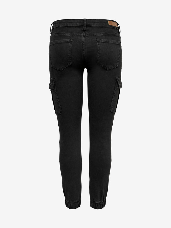 ONLY Fekete nadrág zsebekkel CSAK Missouri