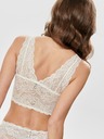 ONLY Krémszínű női csipke melltartó ONLY