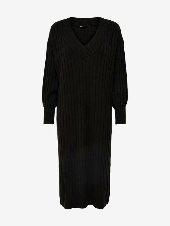 ONLY Fekete pulóver midi ONLY New Tessa fekete pulóver midi