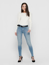 ONLY Világoskék Skinny Fit farmer ONLY Blush