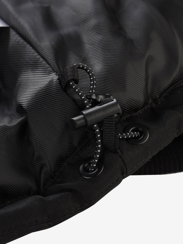 ALPINE PRO Fekete-zöld női téli steppelt kabát ALPINE PRO EGYPA