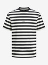 Jack & Jones Jack & Jones Férfi fehér-fekete csíkos póló