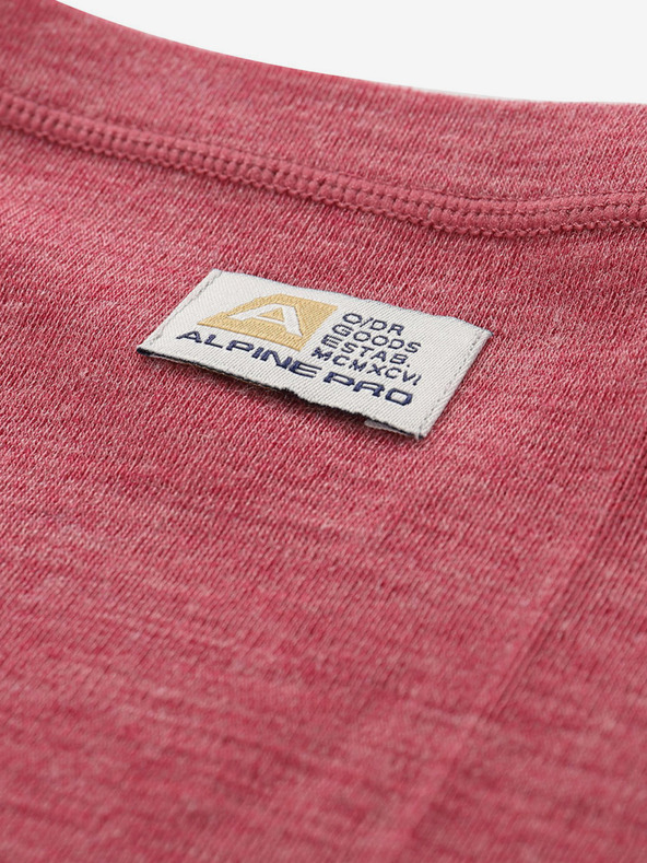 ALPINE PRO Sötét rózsaszínű merinó gyapjú univerzális sál ALPINE PRO KATANE