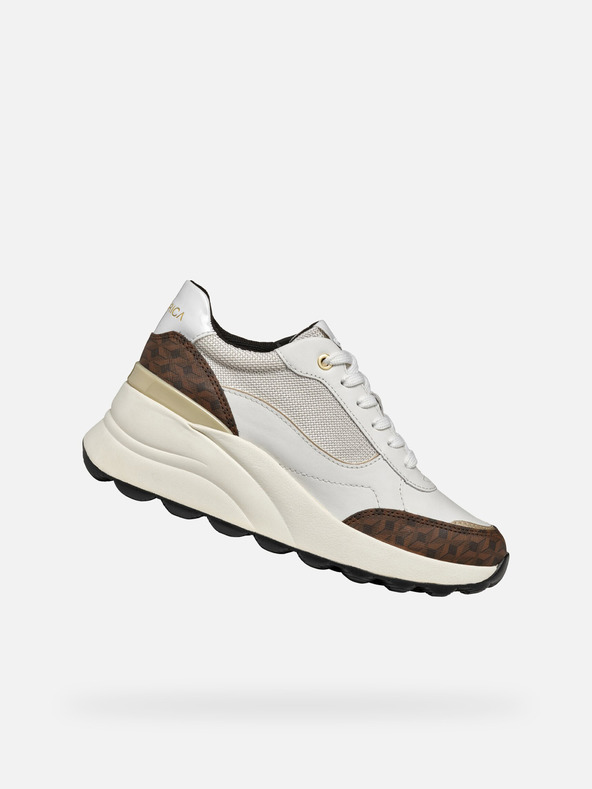 Geox Fehér női Geox Spherica EC13 tornacipő