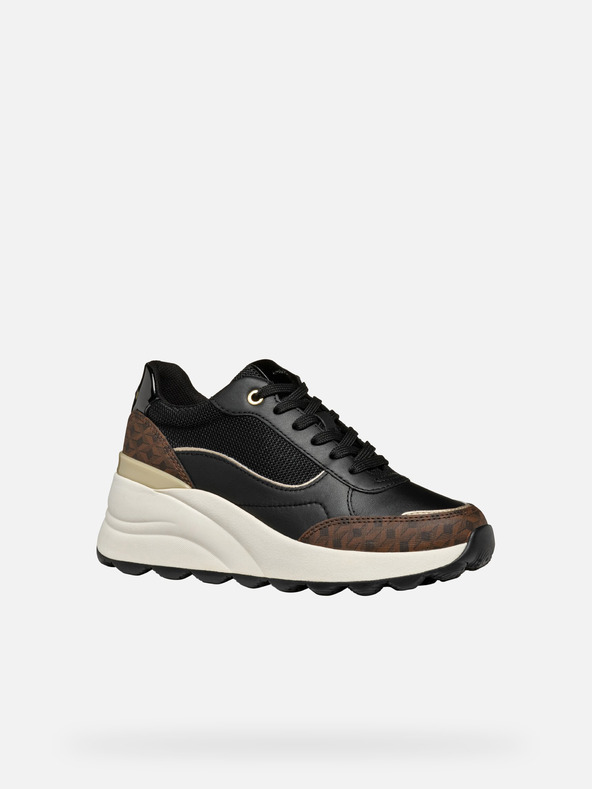 Geox Fekete női Geox Spherica EC14 női tornacipő