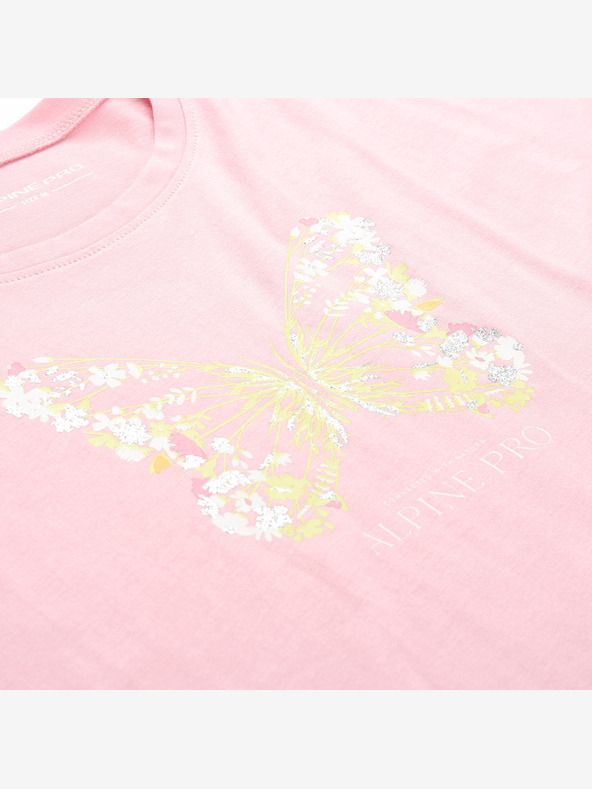 ALPINE PRO Női ALPINE PRO OMBA 2 romantikus rózsaszín póló pb