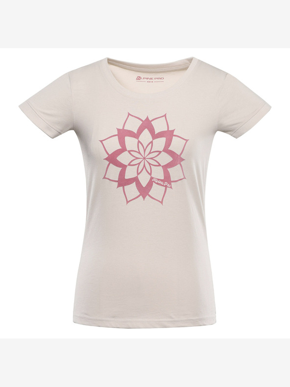 ALPINE PRO Női organikus pamut póló ALPINE PRO TERMESA 2 moonbeam változat pa