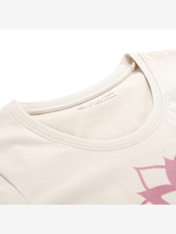 ALPINE PRO Női organikus pamut póló ALPINE PRO TERMESA 2 moonbeam változat pa