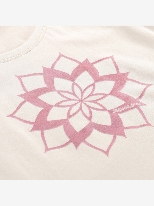 ALPINE PRO Női organikus pamut póló ALPINE PRO TERMESA 2 moonbeam változat pa