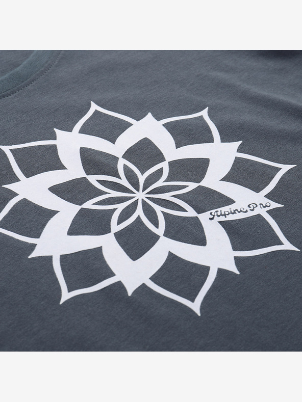 ALPINE PRO Női organikus pamut póló ALPINE PRO TERMESA 2 sötét pala pa