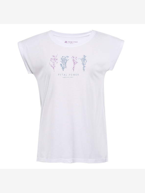 ALPINE PRO Női póló ALPINE PRO OMBA 2 fehér változat pa pa