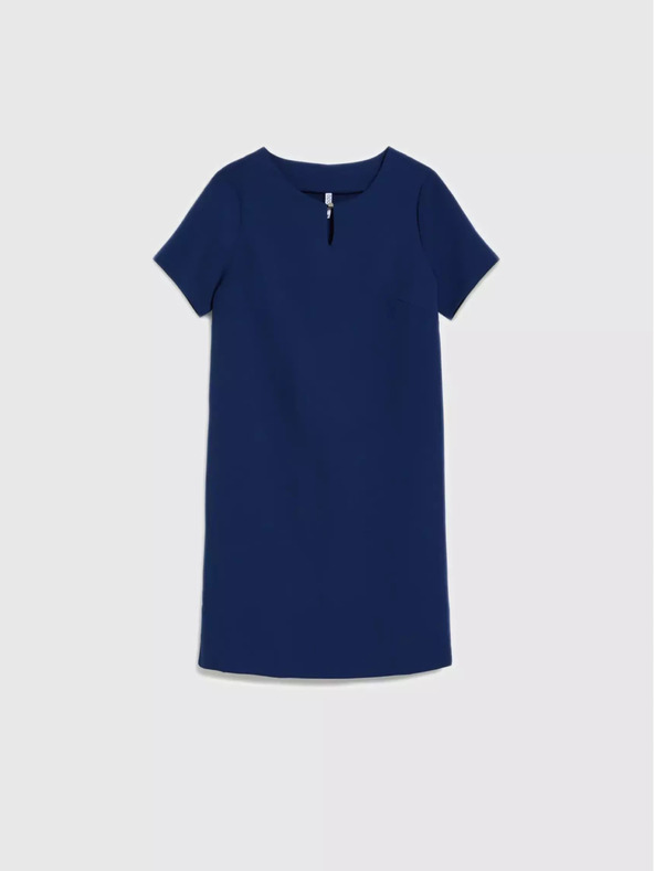 Moodo Sötétkék térdig érő ruha Moodo