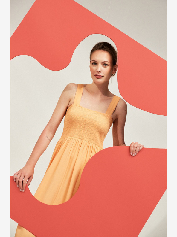 Moodo Narancssárga pántos ruha Moodo