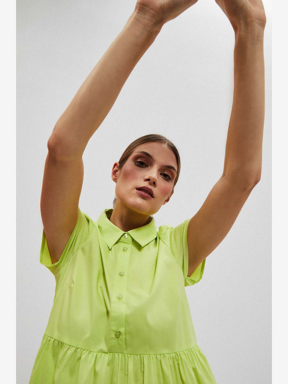 Moodo Világoszöld póló ruha Moodo