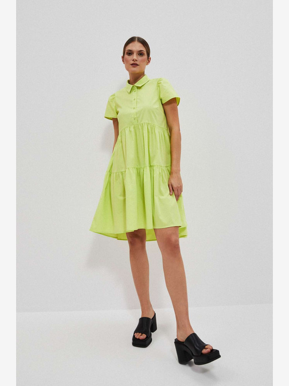 Moodo Világoszöld póló ruha Moodo