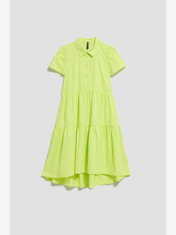 Moodo Világoszöld póló ruha Moodo