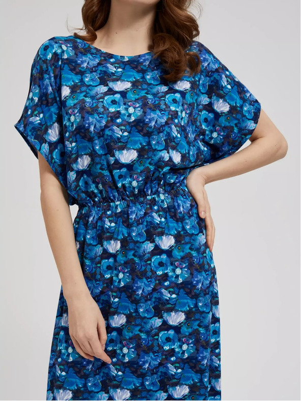 Moodo Kék maxiruha trópusi mintával Moodo