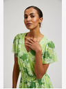 Moodo Zöld mintás Moodo ruha