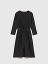 Moodo Fekete női öves ruha Moodo