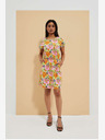 Moodo Narancssárga virágos ruha Moodo