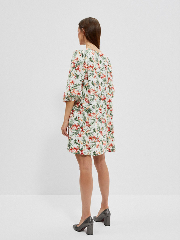 Moodo Fehér női mintás ruha Moodo