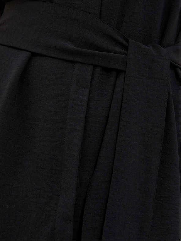 Moodo Fekete női hosszú ruha Moodo