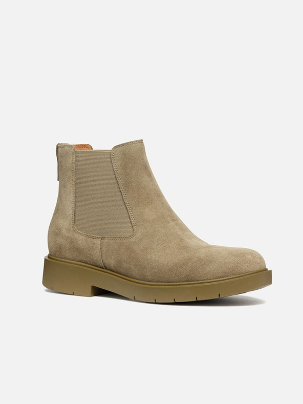 Geox Bézs színű női Geox Spherica EC1 bokacsizma