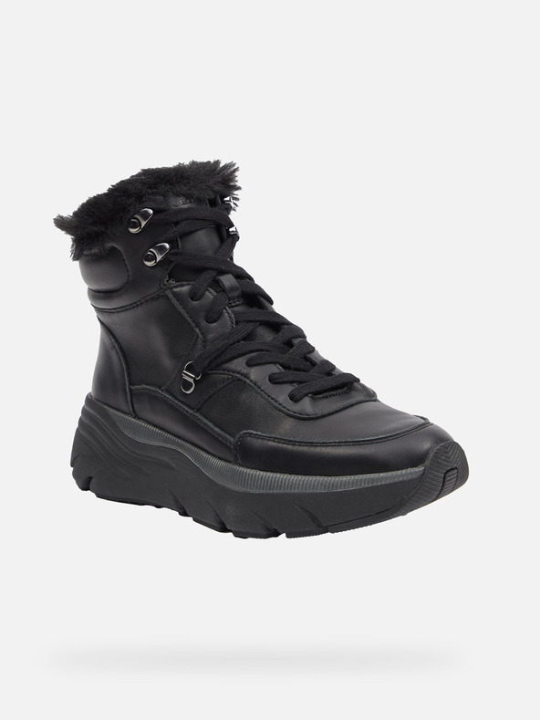 Geox Fekete női bokacsizma Geox Diamanta