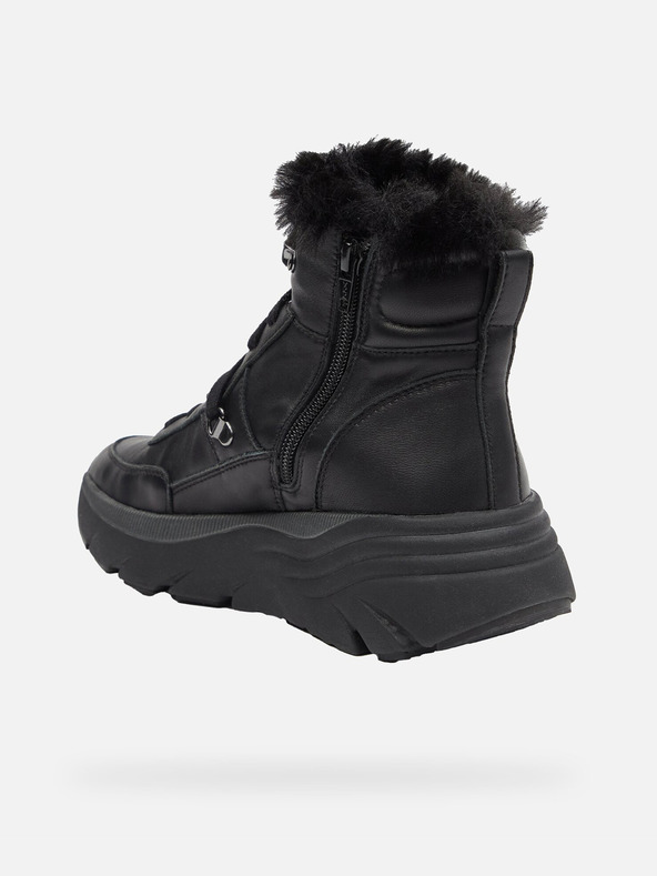 Geox Fekete női bokacsizma Geox Diamanta